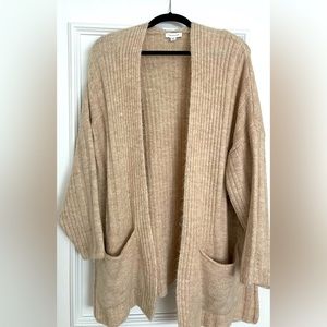Topshop Tan Cardigan